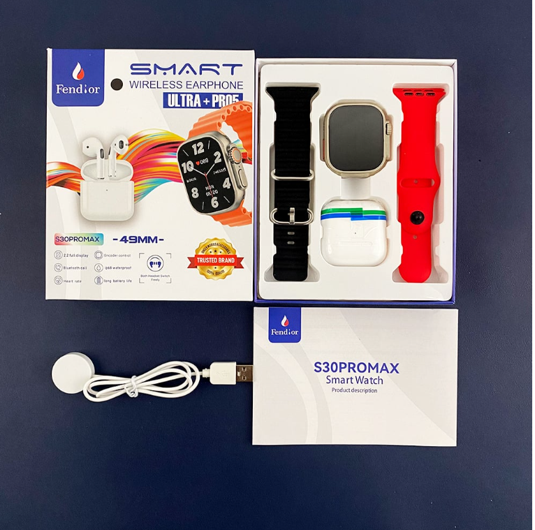 PACK 2EN1 SMART WATCH ET AIRPODS