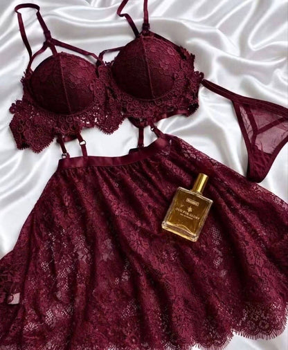 Ensemble Crimson 3pcs importation