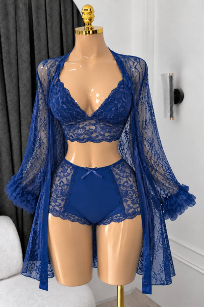 nuisette taline dentelle 03 pcs importation
